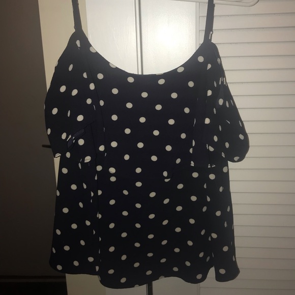 Navy Blouse tank size small. - Picture 3 of 4